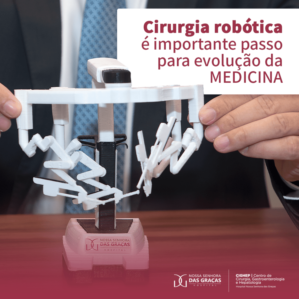 Cirurgia robótica é importante passo para evolução da medicina Cighep